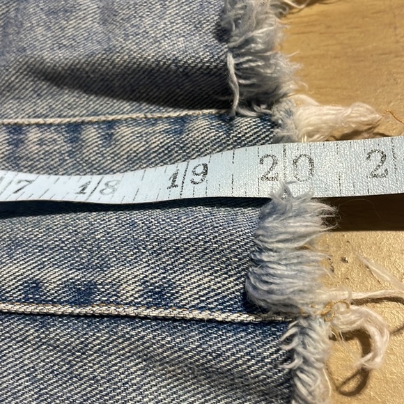 ๐HP๐Express Jeans Denim Raw Edged Jacket - Picture 9 of 10